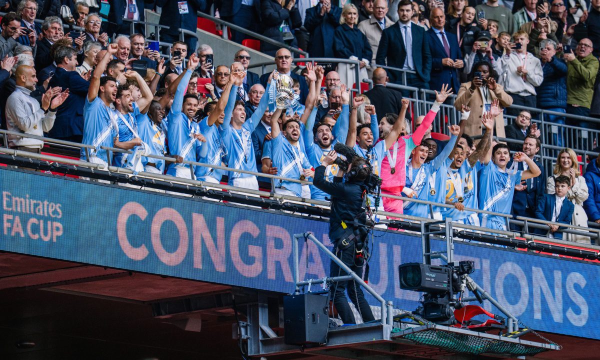 Manchester City câștigă FA Cup cu un tâcăc deosebit de Semenyo