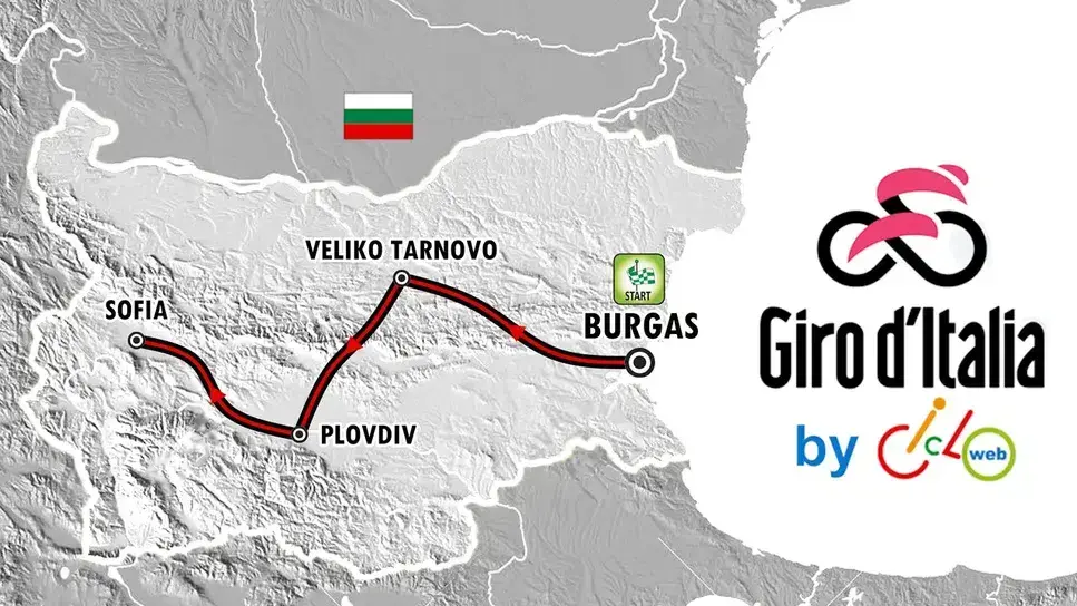 Începutul Giro d'Italia din Bulgaria Îmbunătățește Turismul și Dezvoltarea Ciclismului
