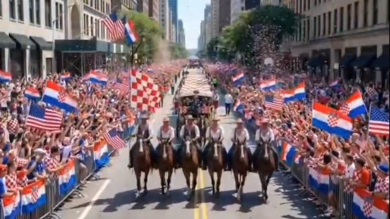 Dallas explodează: Marea Paradă a Croației înainte de meciul cu Anglia