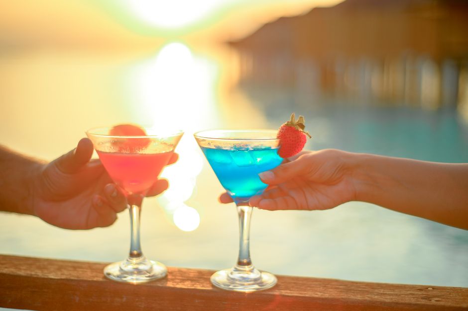 Bar Lokrum Croatia cocktails sunset view