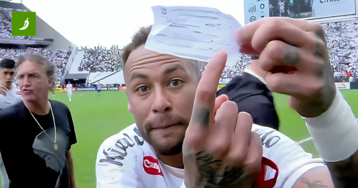Neymar Furios După O Eroare de Schimbare în Adversația Santos