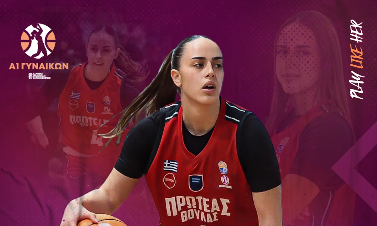 Nagia Stoligka: Jucătoare de 20 de ani de la Proteas Volas câștigă Premiul MVP K23 la A1 Femei