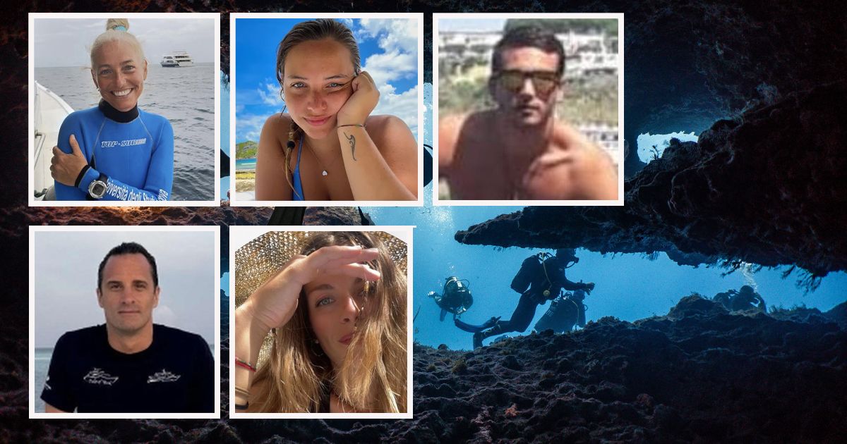 Primele imagini din gaura de moarte din Maldivi: Cinci divi italieni au pierdut viața