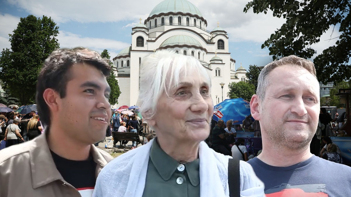 Jumătate de milion înfruntă epuizarea la templul din Belgrad