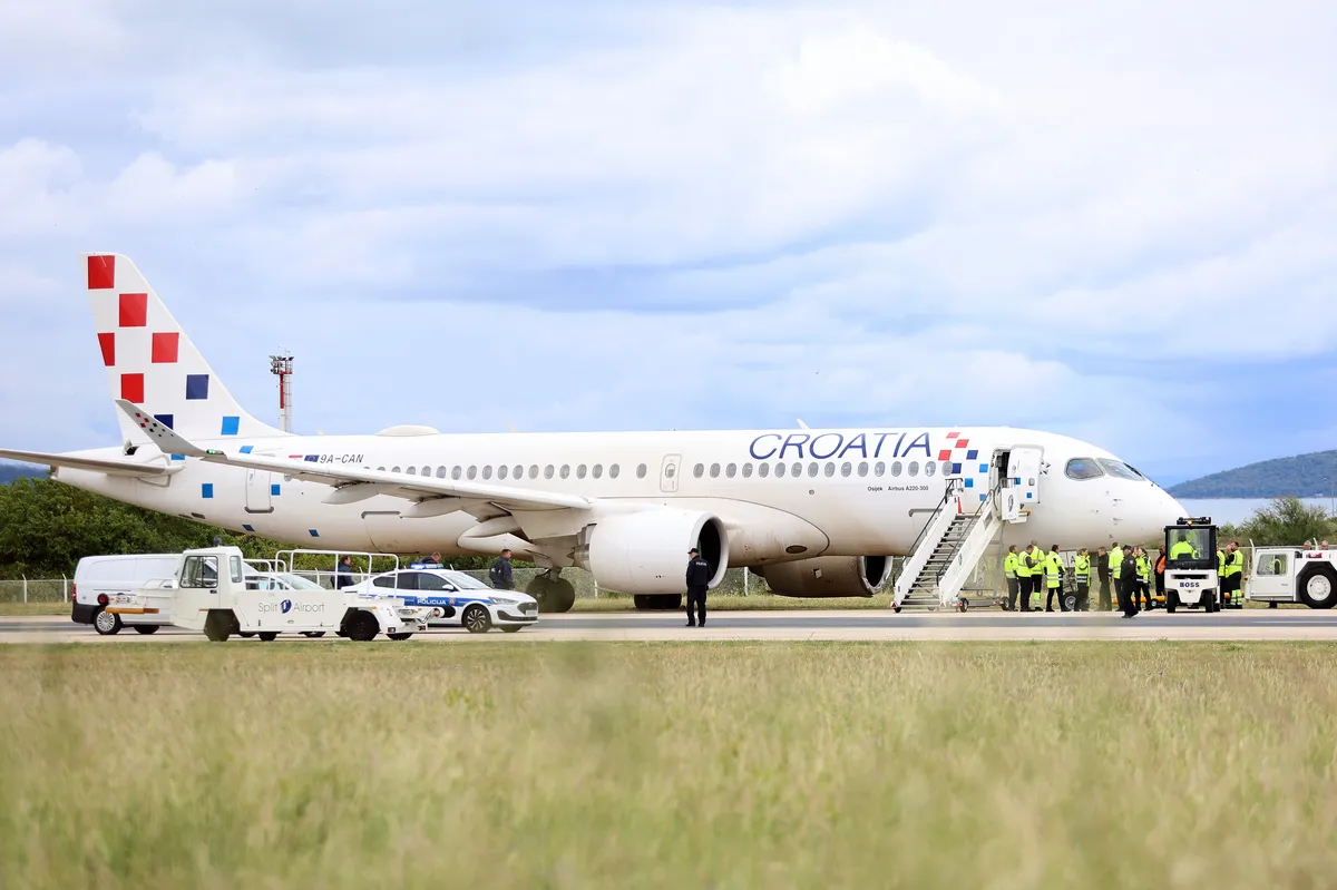 Video Dramatic Emergent la Incidentul Croatia Airlines în Split