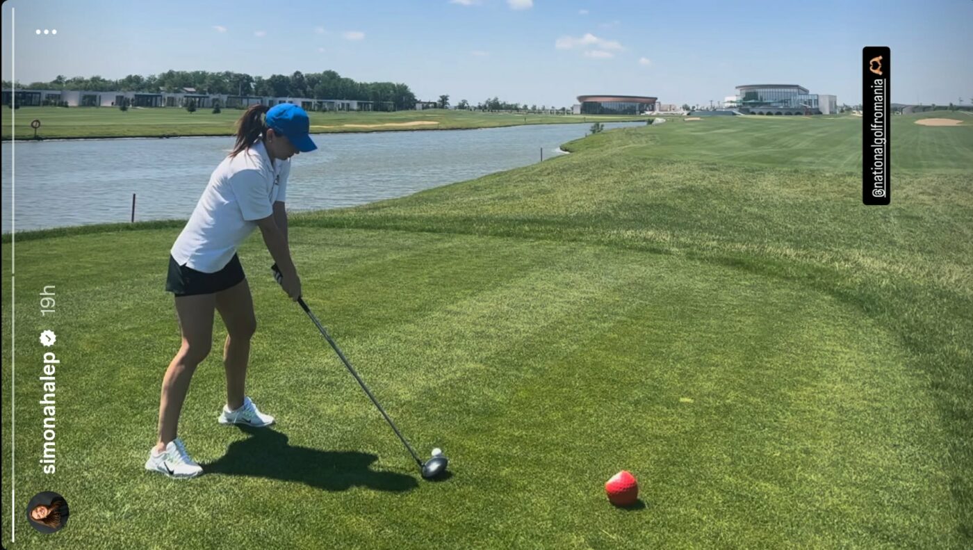 Simona Halep şi-a găsit liniştea: Noua ei pasiune pe terenul de golf