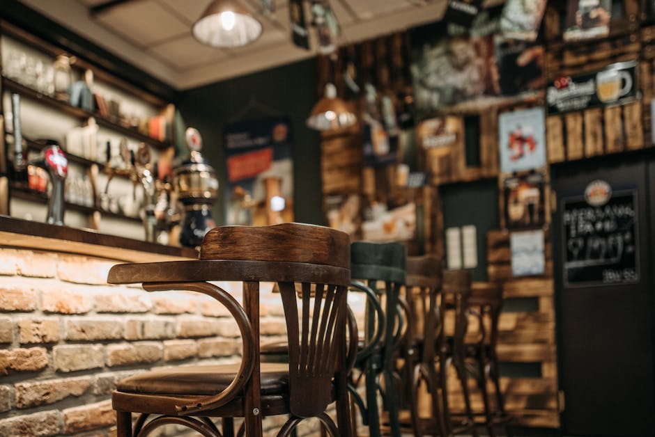 Plovdiv Kapana district craft beer bar outdoor seating evening