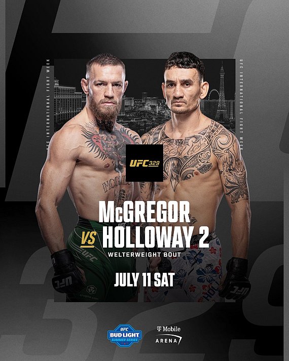 Conor McGregor subestimat în revanș cu Max Holloway la UFC 329