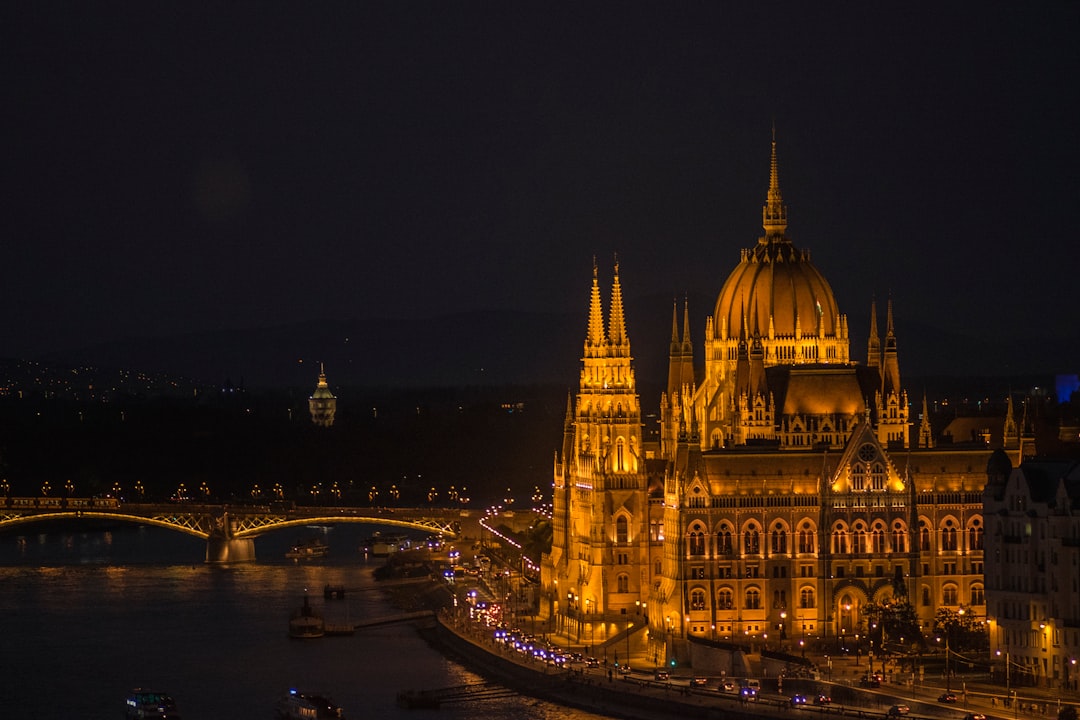 Budapest Danube Bank rooftop bars night city lights