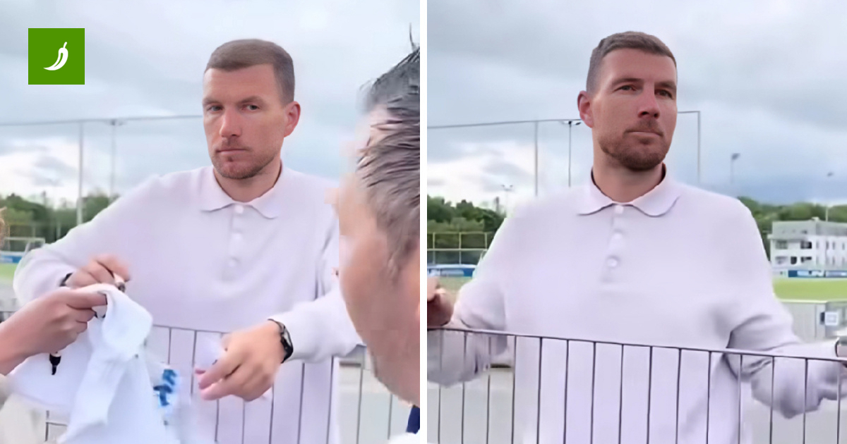 Džeko a pierdut răbdarea față de fan: Mistrule, ai fost aici de zece ori