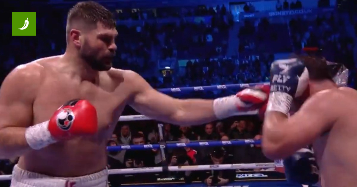 Hrgović câștigă cu un knockout tehnic de la Allen