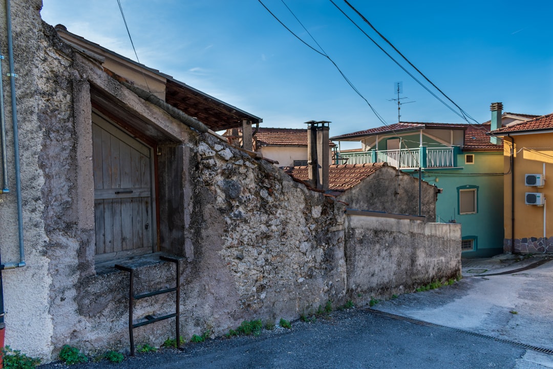 Ohrid Old Bazaar narrow cobblestone streets wooden houses shops