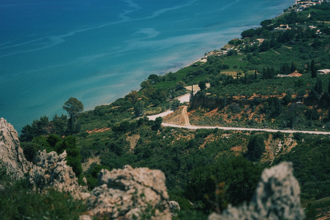 Volimes Monastery Zakynthos neoclassical architecture cliff view frescoes