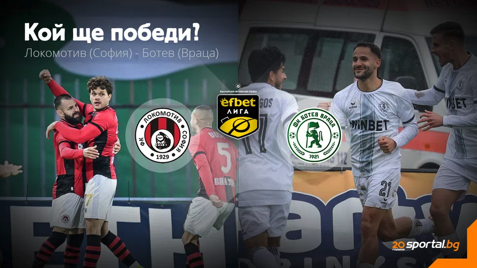 Lokomotiv Sofia și Botvya Vratsa la locul 11