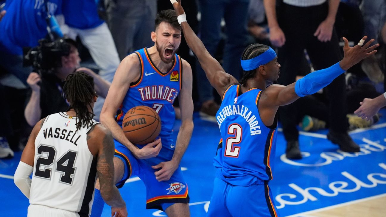 Thunder Întoarcă Seria cu Victorie 122-113 Asupra Spurs