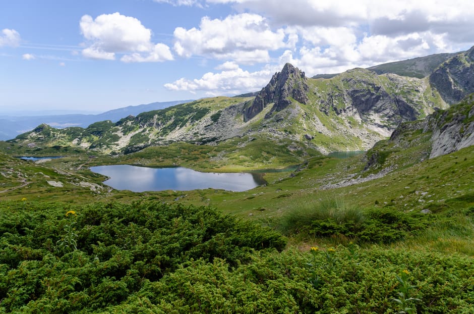 Seven Rila Lakes Bulgaria glacial lakes alpine meadows clear water