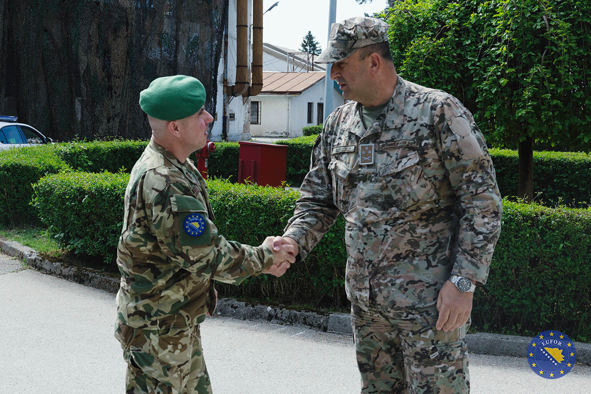 Vicecomandantul EUFOR se întâlnește cu Brigada de Suport Tactică a Forțelor Armate din Bosnia și Herțegovina în Rajlovac