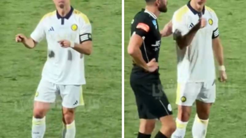 Ronaldo răspunde la "Messi!" cu un gest teatral