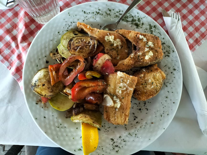Ohridan whitefish grilled lake fish plate local restaurant