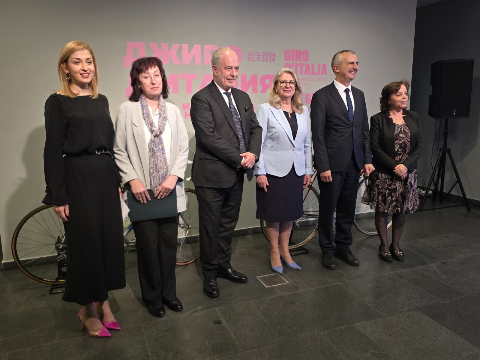 Expoziția dedicată Giro d'Italia deschisă în Sofia