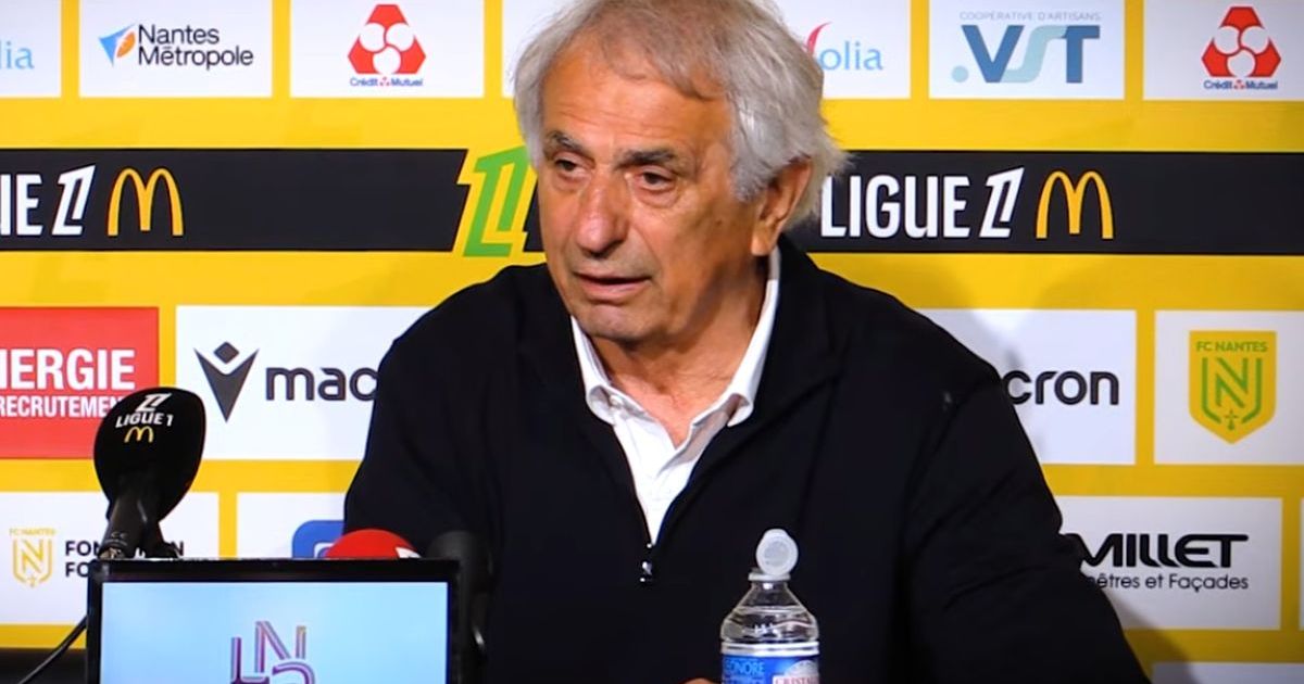 Antrenorul legendar al Iugoslaviei, Vahid Halilhodžić, se scuza după haosul din Nantes