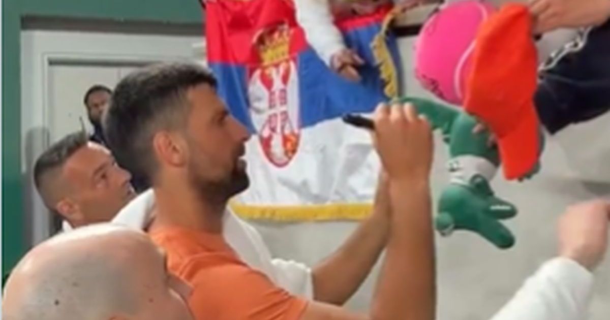 Novak Djokovic Primul Întâlnire de Antrenament la Roland Garros Însemnat ca un Re