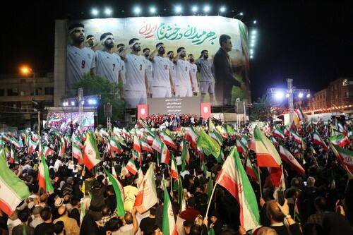 Suporterii iranieni îl salută pe echipă înainte de Cupa Mondială 2026