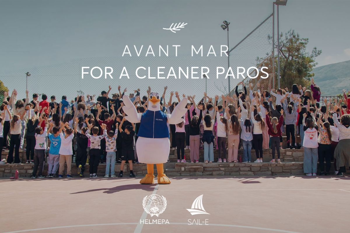 Grivalia și Avant Mar Hotel Atrage 1500 De Participanți la Curățenie Costic la Paros