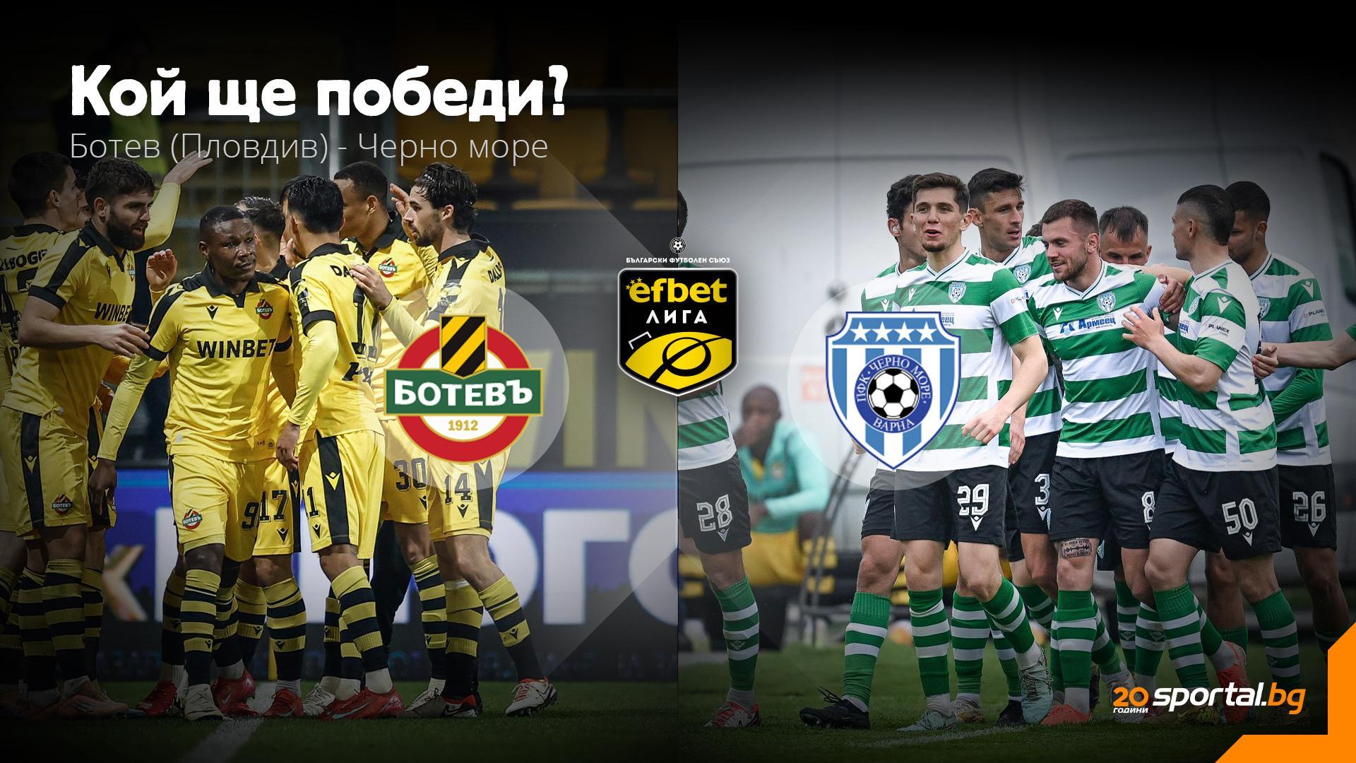Botev Plovdiv câștigă cu 1-0 de la Marea Neagră