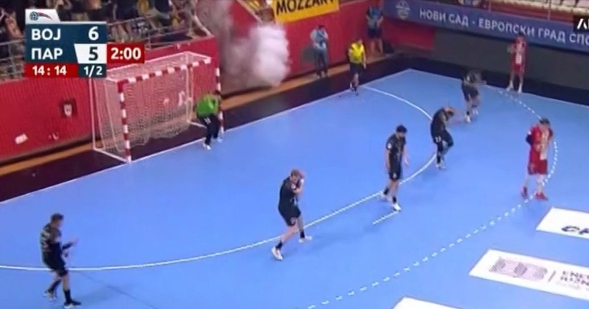 Haos în Novi Sad: Finala de handbal oprită după un atac al fanilor