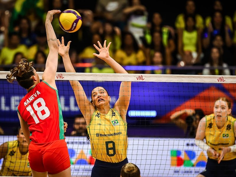 Echipa feminină de volei a Bulgariei a pierdut în fața Braziliei cu 0-3 în VNL