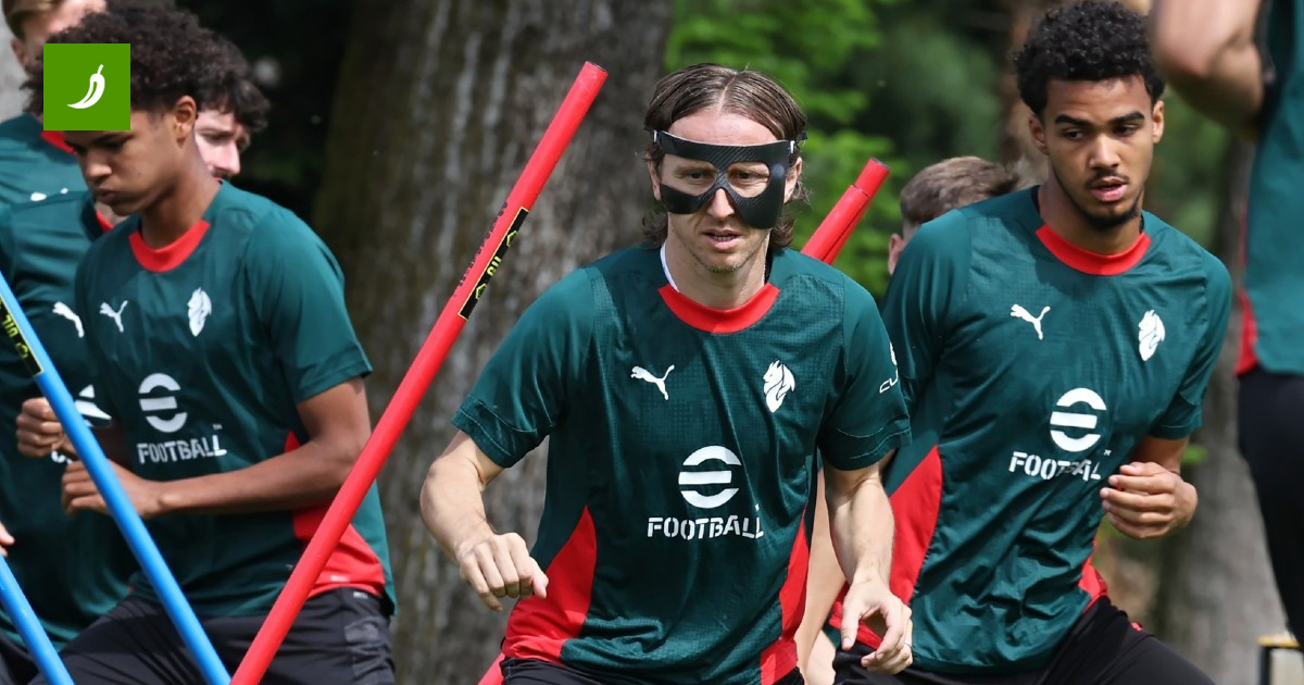 Modrić se întoarne la antrenamente cu măscă