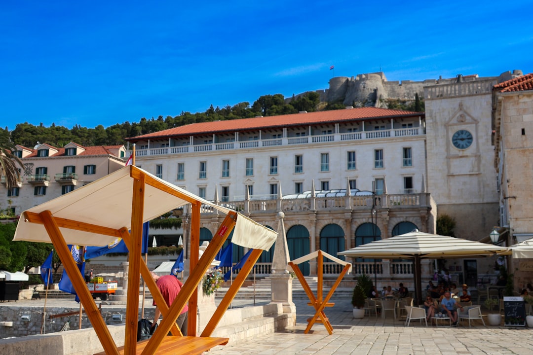 Viganj Beach Croatia cafes outdoor seating evening