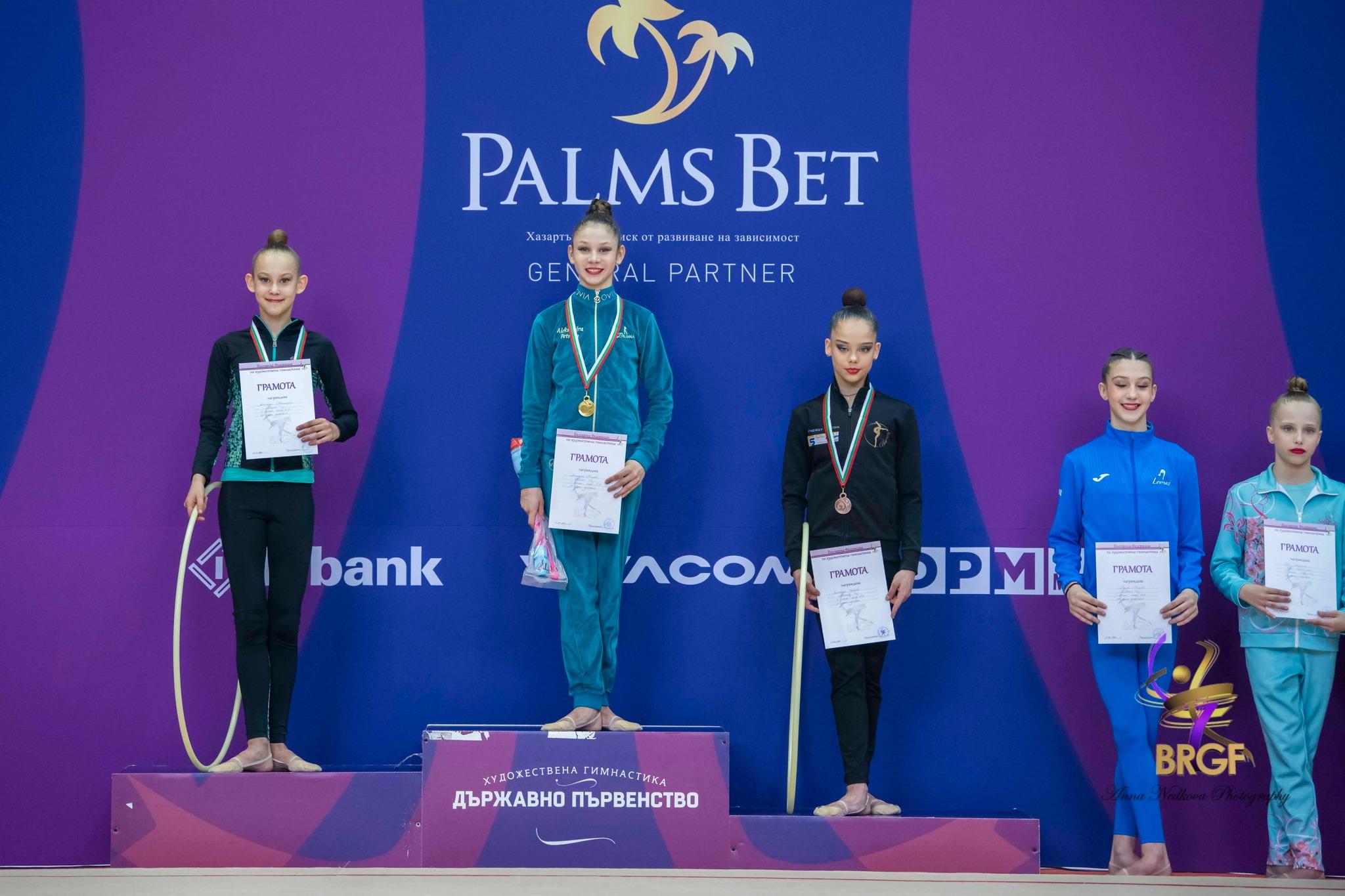 Dea Emilova câștigă două medalii de aur la Campionatul Național de Gimnastică
