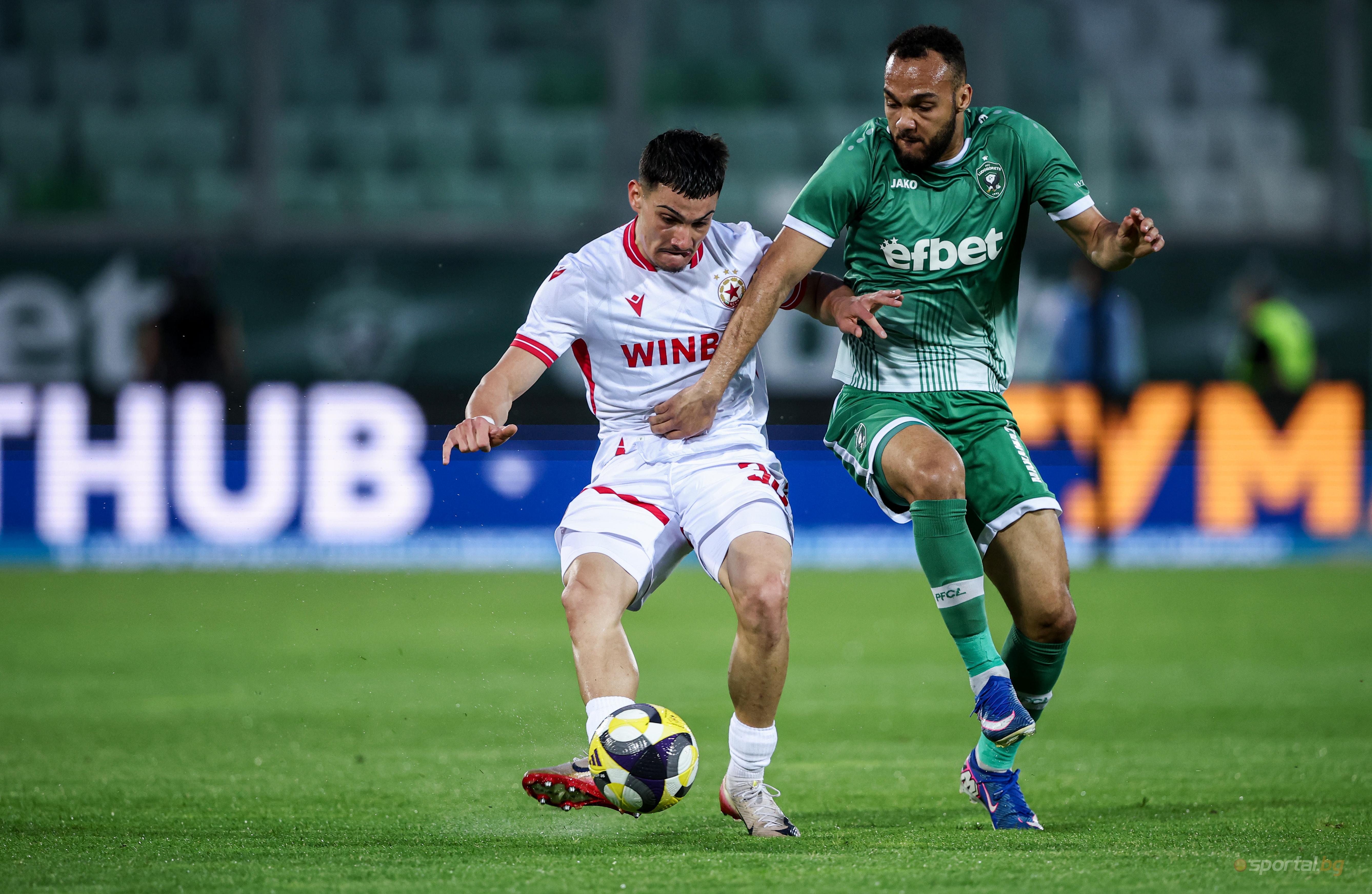 Ludogorec a învins CSKA în minutul 94, dar „roșii” au rămas fără bronz