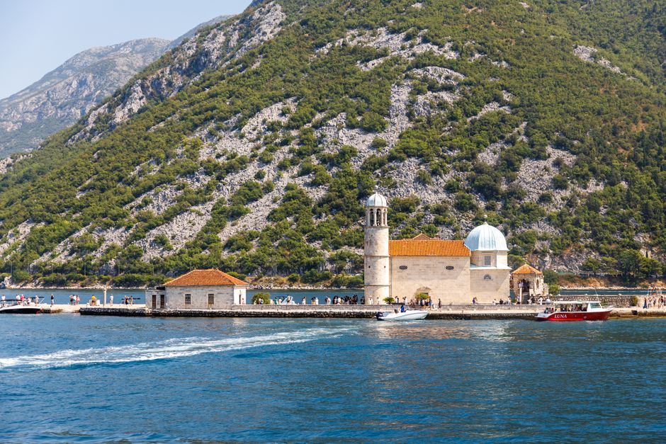 Škradar Monastery Lake Skadar island boat approach