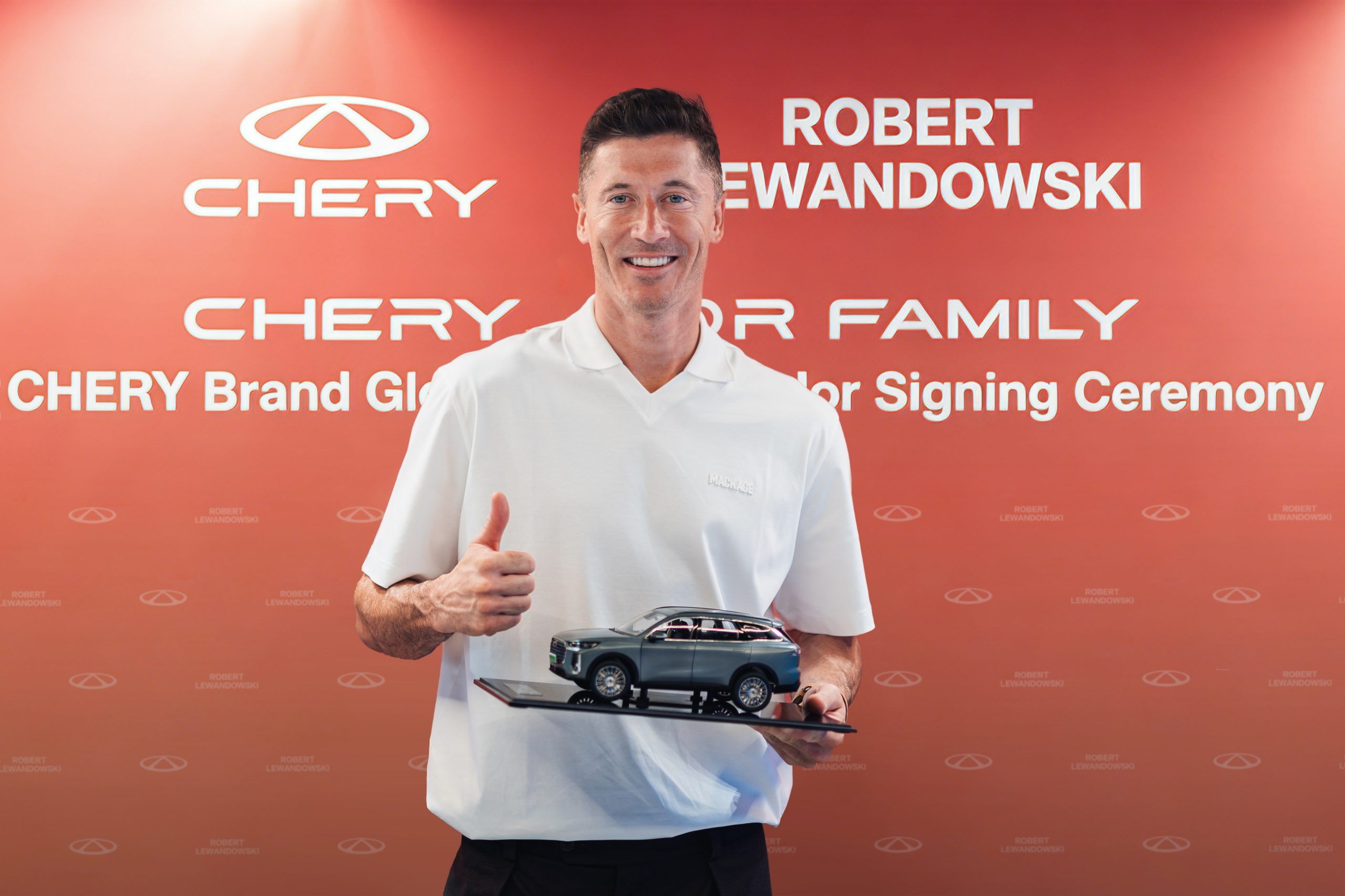 Robert Lewandowski Devine Ambasador Global pentru Marca CHERY