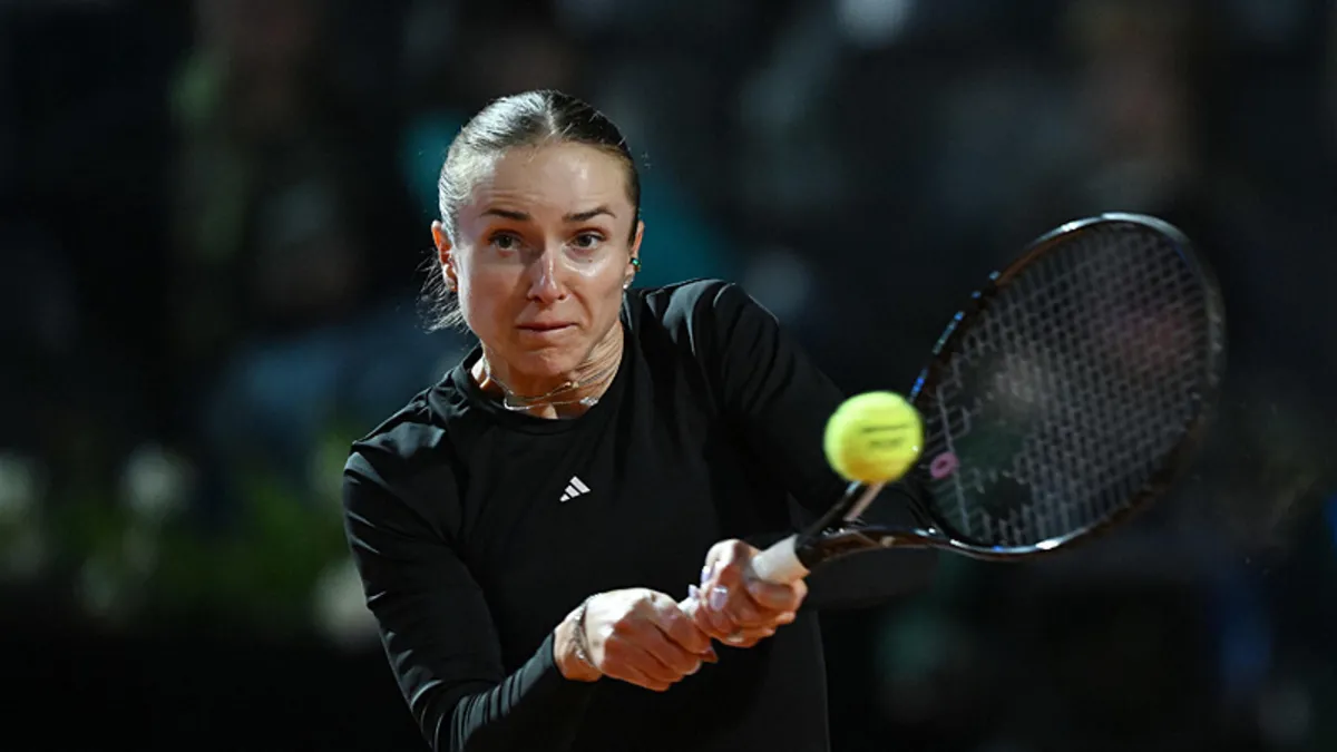 Finalizarea meciului din categorie feminină singur la Turneul de Tenis Open din Roma