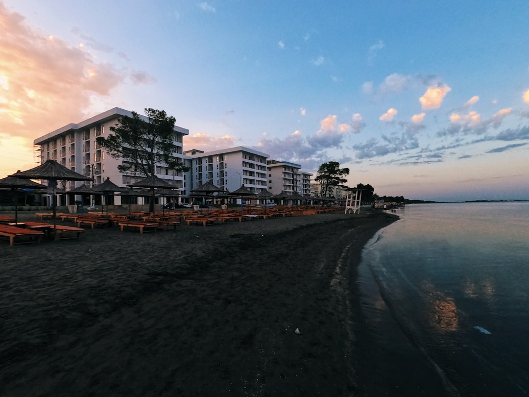 Bar Ksamil Albania beachfront sunset cocktails live music