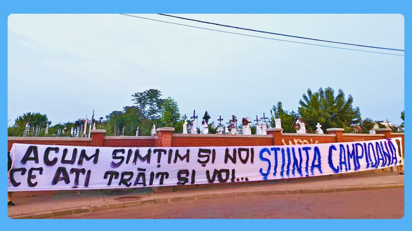 Oltenienii ca neapolezii: Mesaj de la cimitir după câștigarea campionatului
