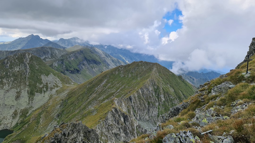 Fagaras Mountains Romania jagged limestone peaks alpine ridge summer