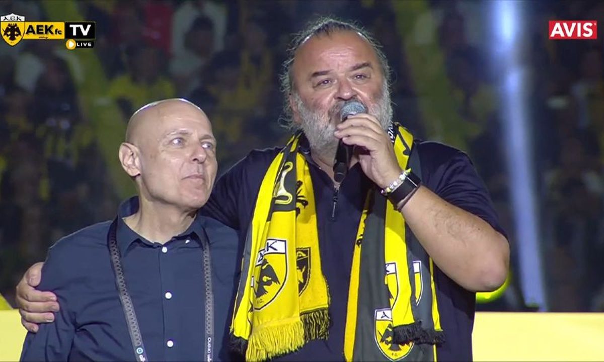 Heliotoulis prezintă autorul lui "Nikitis" la festa AEK (VIDEO)
