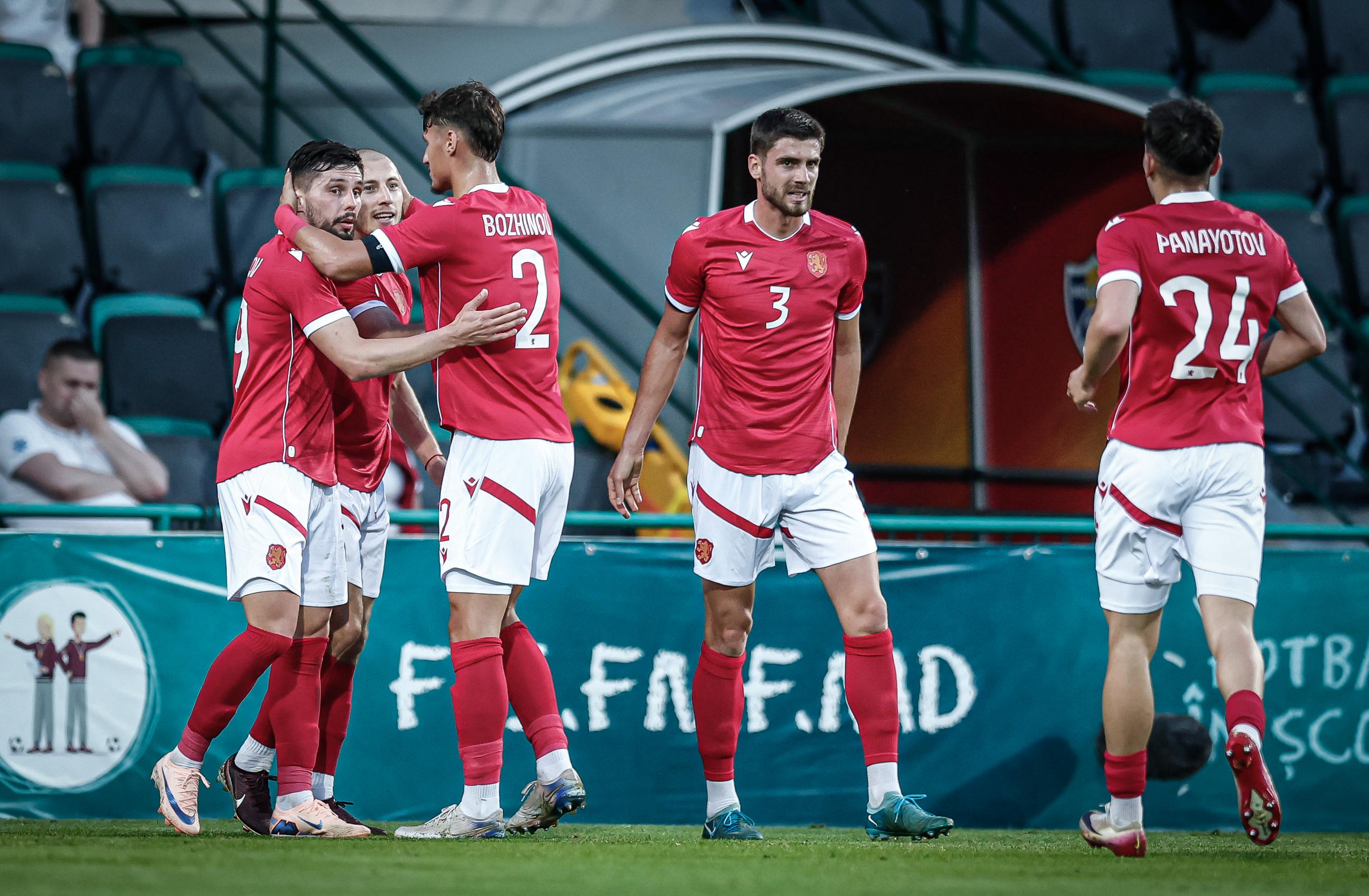 Rusev marchează! Bulgaria condusă 1-0 în Moldova la pauză