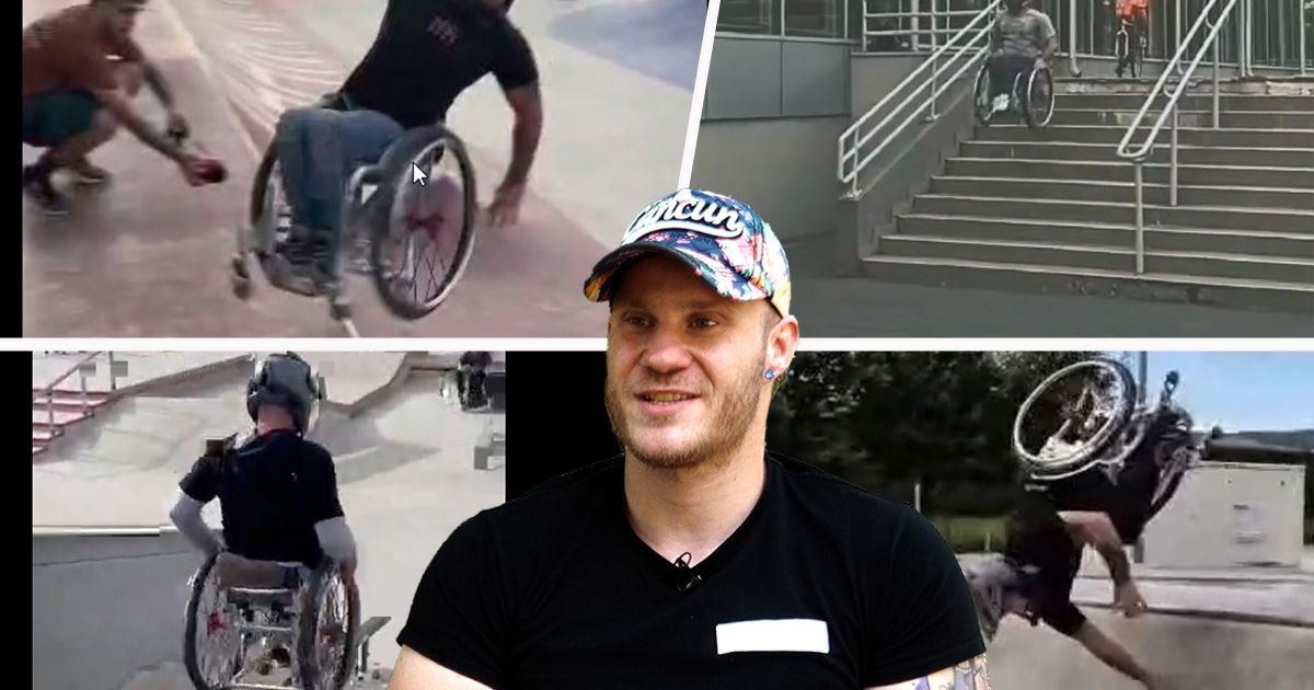 Nemanja Radičević, singurul sportiv WCMX din Balcani: Zboară în scaunul rulant