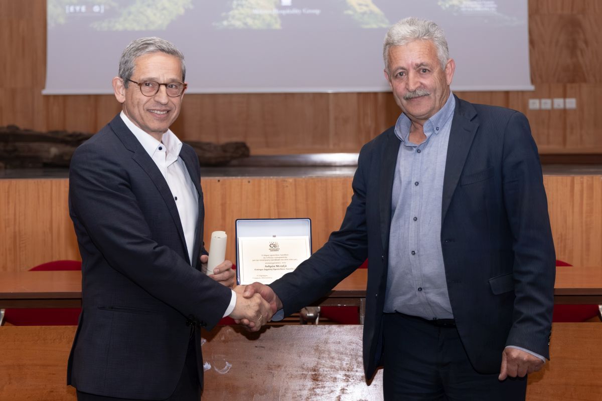 CEO-ul Metaxa Hospitality primește cetățenie de onoare a Lassithi Plateau