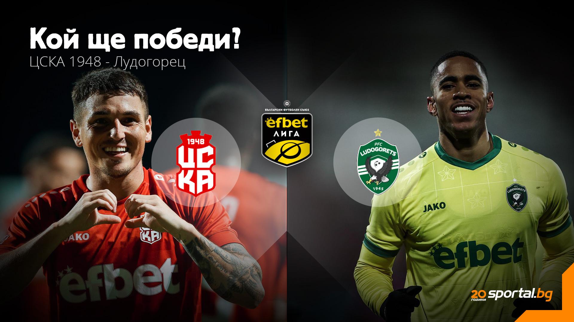 CSKA 1948 ne-a câștigat 0-0 cu Ludogorets în meciul cheie din Liga