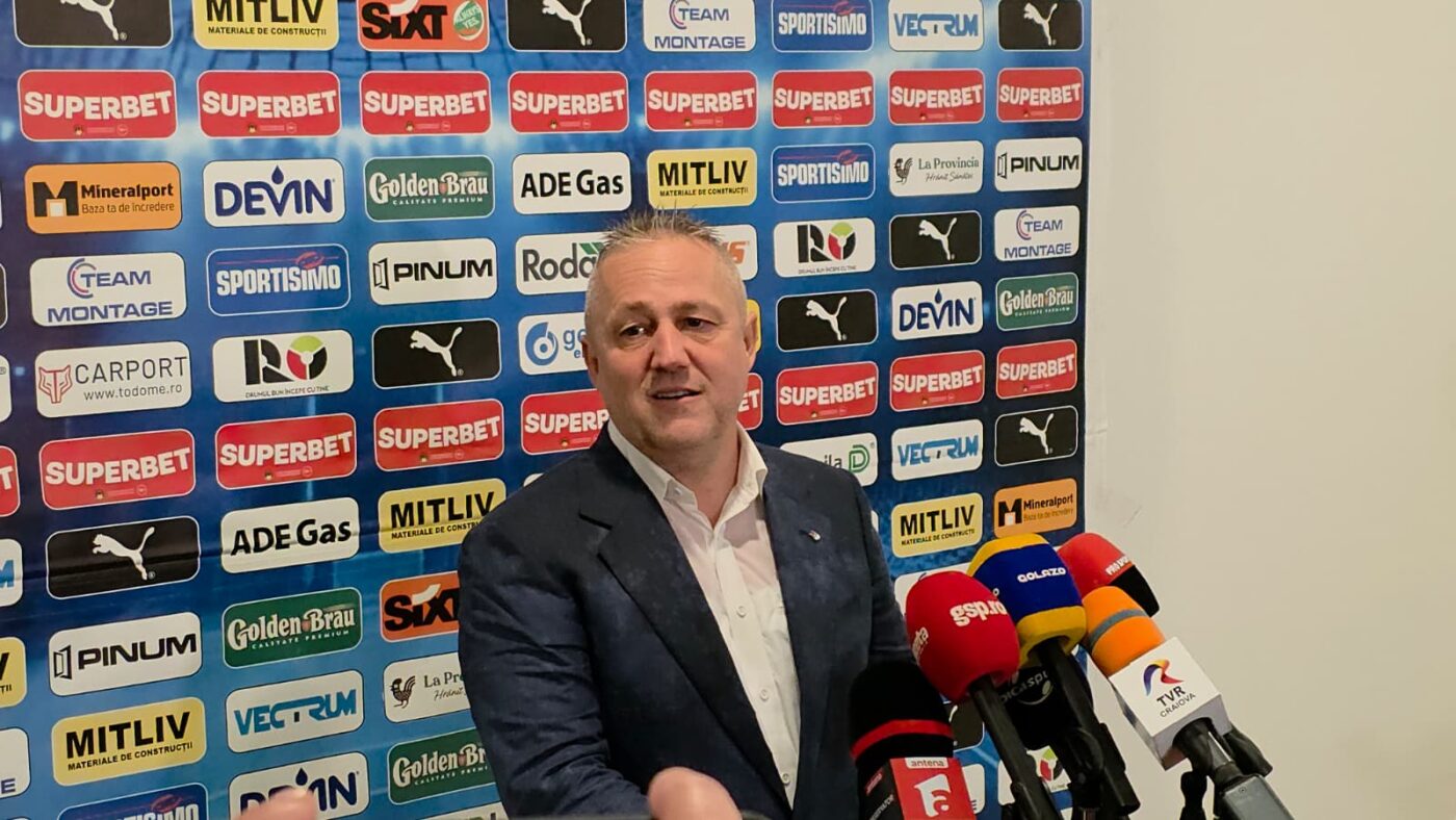 Mihai Rotaru planifică o campanie de transferuri majoră după primul titlu al Universității Craiova