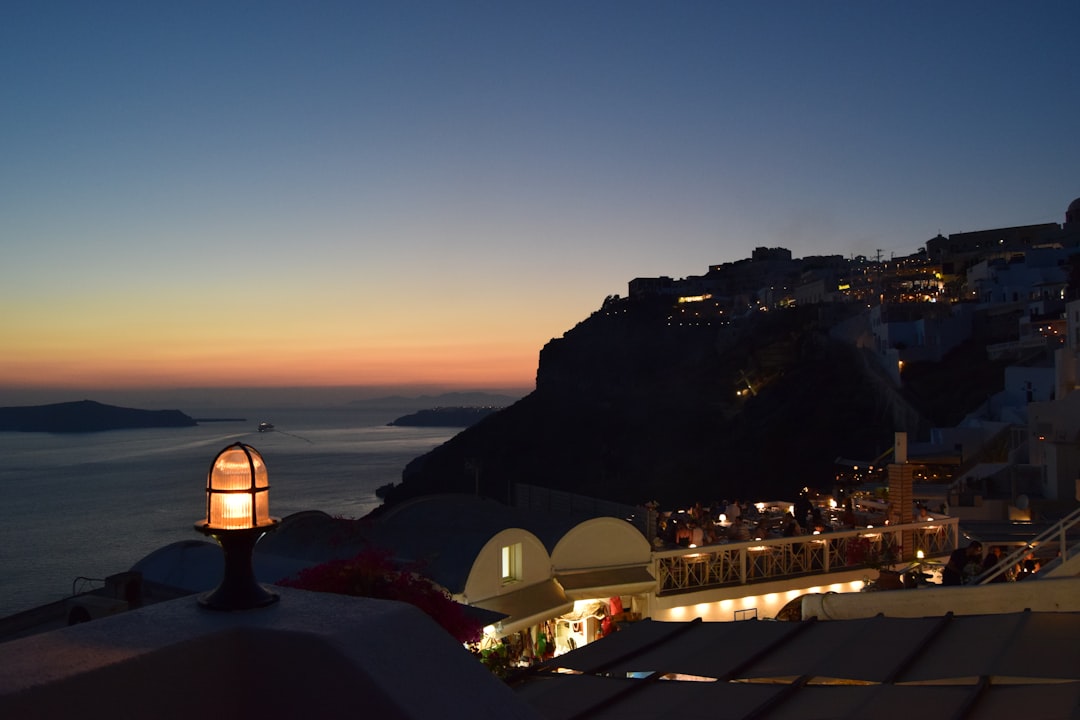 Fira Santorini nightlife bars caldera