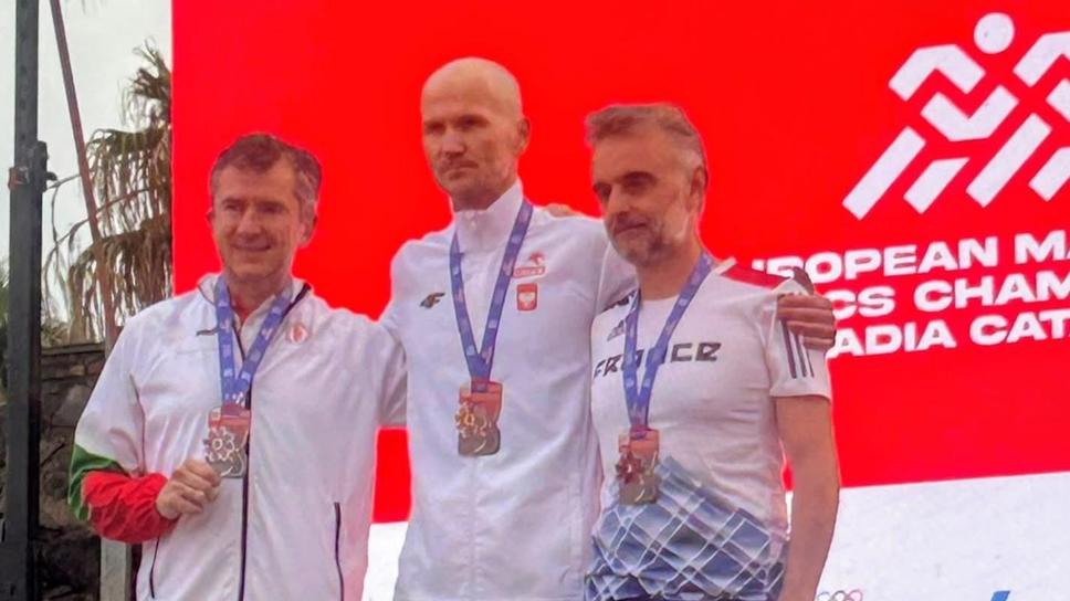 Veteranul bulgar de atletism câștigă medalia europeană