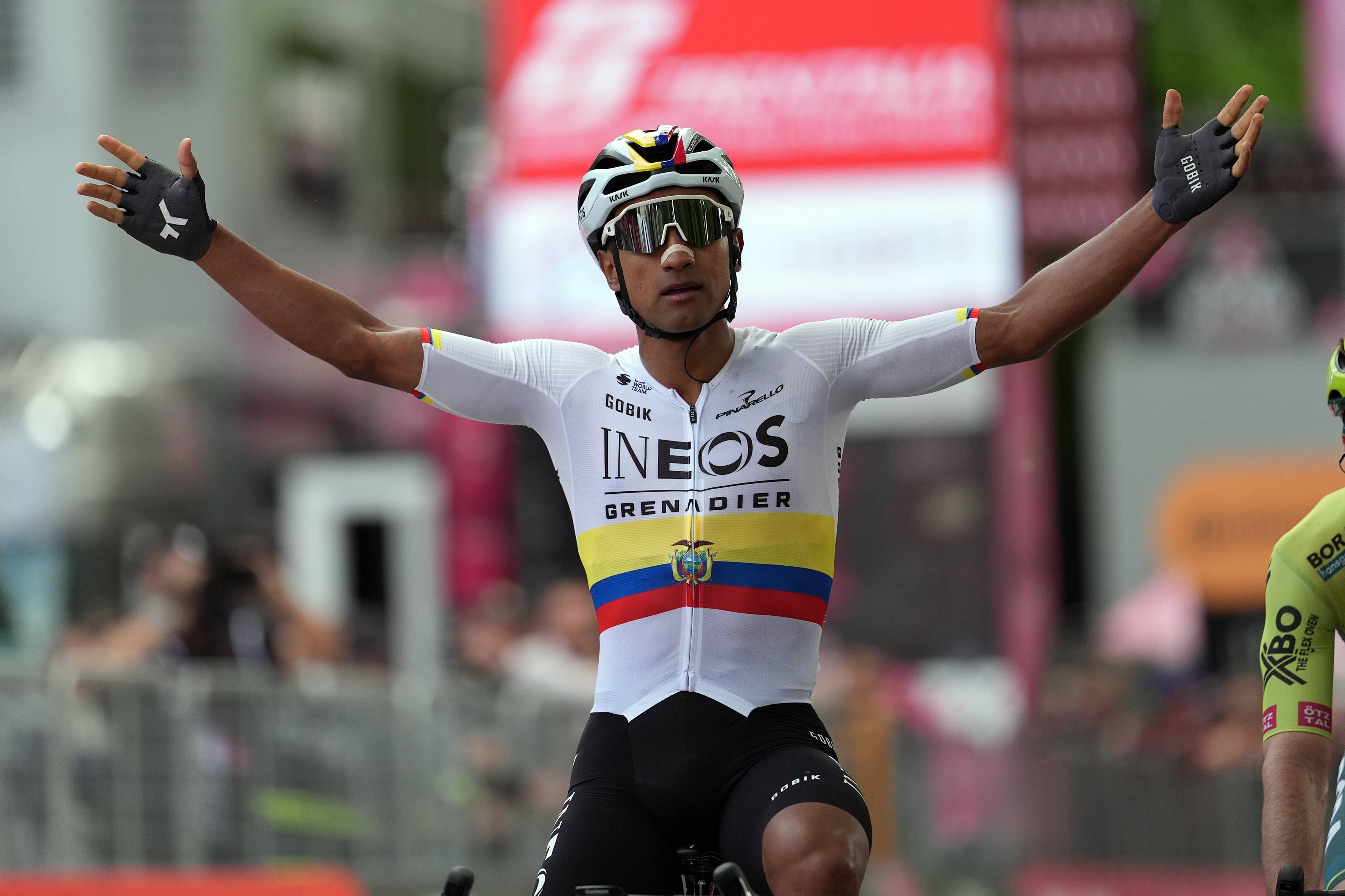 Jonathan Narváez câștigă al optul etapă al Giro d'Italia